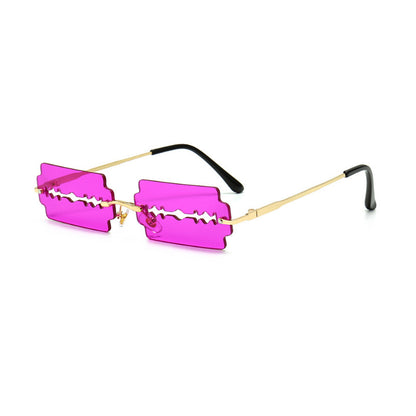 Trendy Hollow Blade Style Sunglasses for Fashionistas