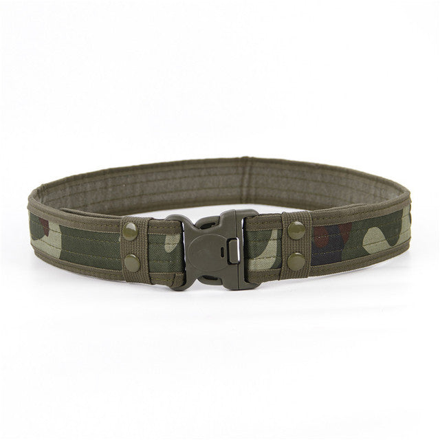 Quickfit Tactical Canvas Belt for Men - Army Style